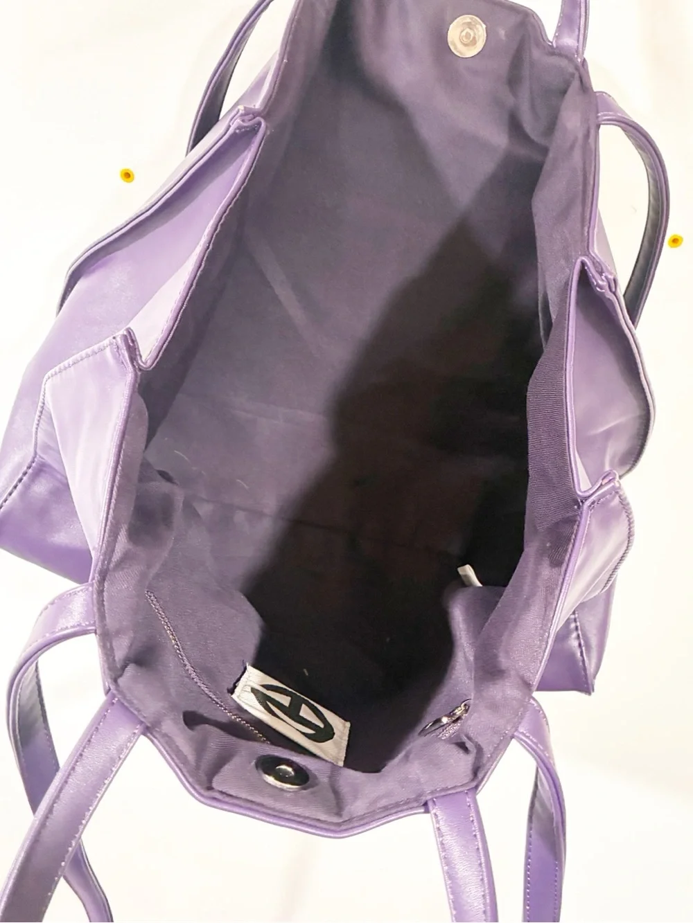 Telfar Large Shopping Bag Grape Purple Tote Handbag Shoulderbag